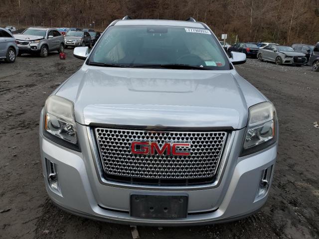 2GKFLZE33E6213794 - 2014 GMC TERRAIN DENALI SILVER photo 5