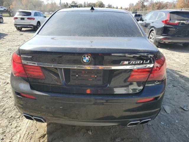 WBAYG0C50DDZ04741 - 2013 BMW 760 LI BLACK photo 6