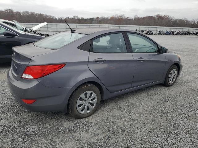 KMHCT4AE3GU136854 - 2016 HYUNDAI ACCENT SE GRAY photo 3