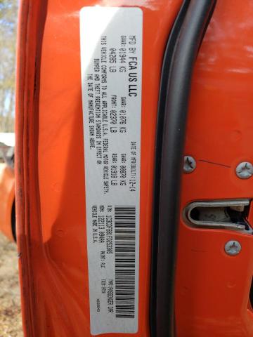 1C3CDFBB1FD253305 - 2015 DODGE DART SXT ORANGE photo 12