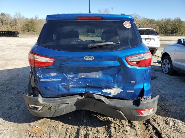 MAJ3P1TE6JC189796 - 2018 FORD ECOSPORT SE BLUE photo 6