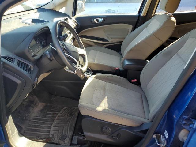 MAJ3P1TE6JC189796 - 2018 FORD ECOSPORT SE BLUE photo 7