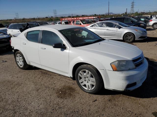 1C3CDZAB2CN286287 - 2012 DODGE AVENGER SE WHITE photo 4