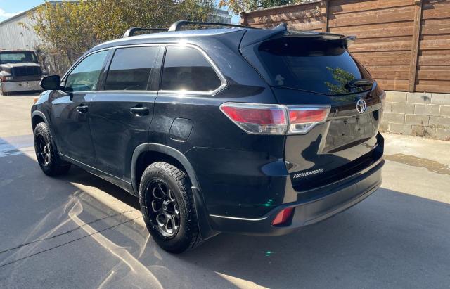 5TDJKRFH9FS208657 - 2015 TOYOTA HIGHLANDER XLE BLACK photo 3