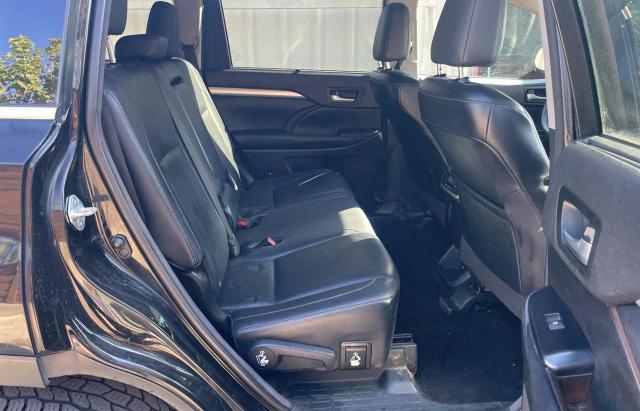 5TDJKRFH9FS208657 - 2015 TOYOTA HIGHLANDER XLE BLACK photo 6