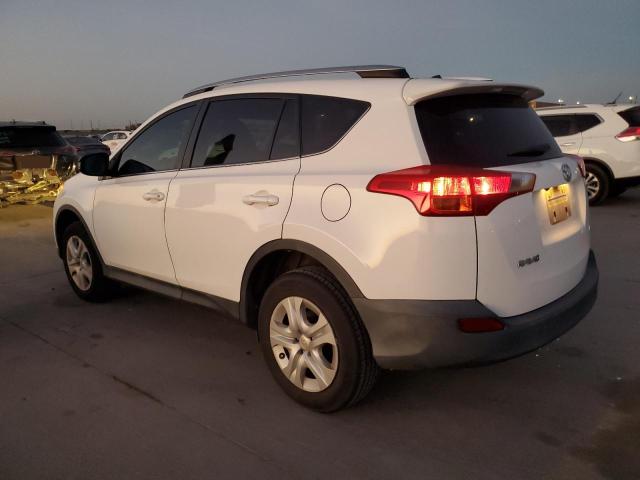 2T3ZFREV1DW030592 - 2013 TOYOTA RAV4 LE WHITE photo 2