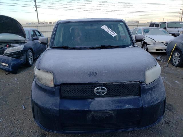 JTLKE50E381037444 - 2008 TOYOTA SCION XB BLUE photo 5