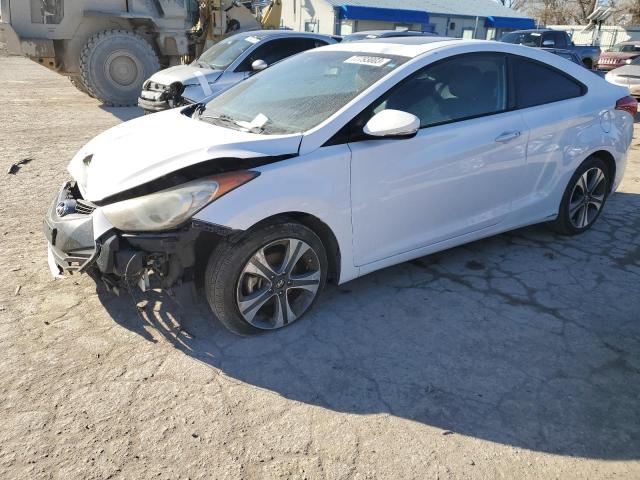 KMHDH6AE4DU008068 - 2013 HYUNDAI ELANTRA CO GS WHITE photo 1