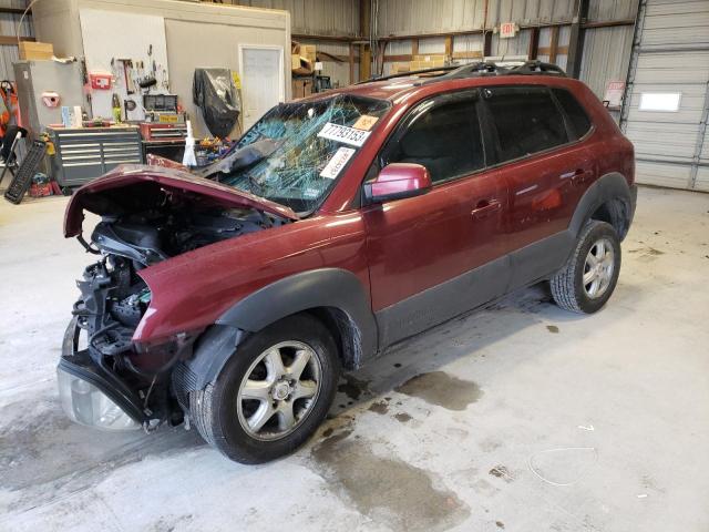 KM8JN12D55U150001 - 2005 HYUNDAI TUCSON GLS BURGUNDY photo 1