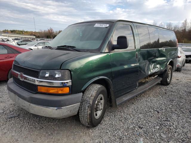 1GAHG39K691181741 - 2009 CHEVROLET EXPRESS G3 GREEN photo 1