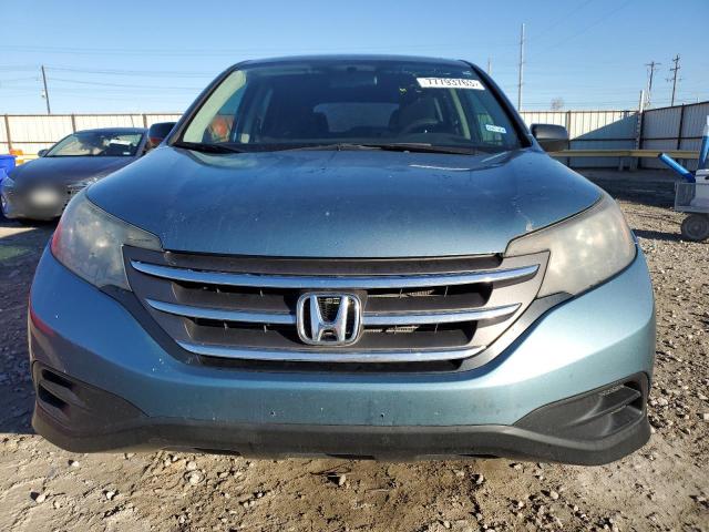 2HKRM3H37EH536756 - 2014 HONDA CR-V LX TEAL photo 5