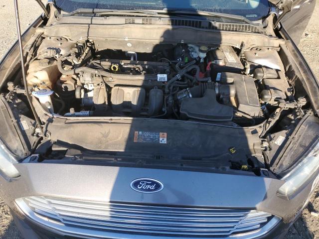 3FA6P0H72ER384691 - 2014 FORD FUSION SE GRAY photo 11