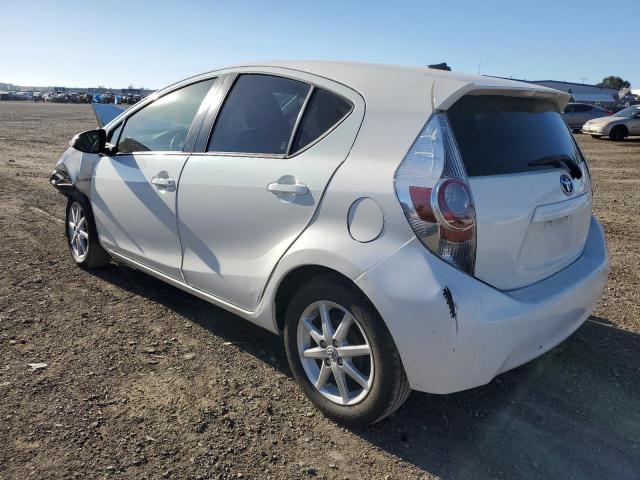 JTDKDTB36D1034885 - 2013 TOYOTA PRIUS C WHITE photo 2