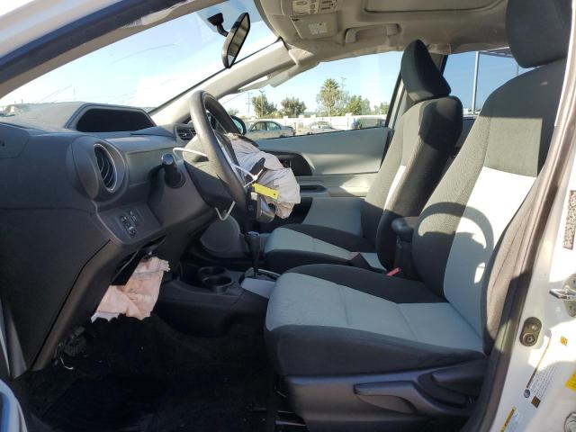 JTDKDTB36D1034885 - 2013 TOYOTA PRIUS C WHITE photo 7