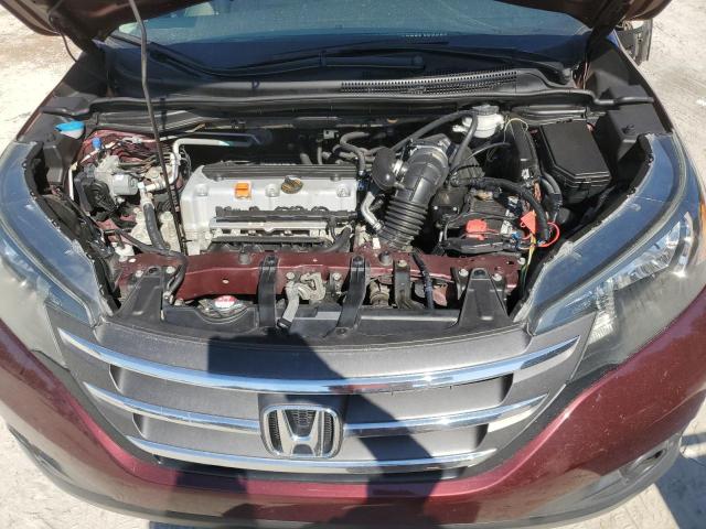 5J6RM3H75DL049241 - 2013 HONDA CR-V EXL BURGUNDY photo 12