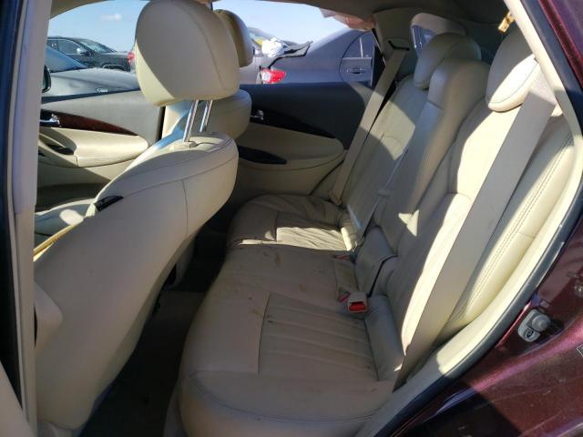 JN1AJ0HRXCM450971 - 2012 INFINITI EX35 BASE Բորդո լուսանկար 11