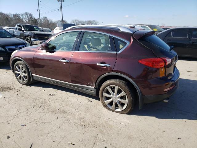 JN1AJ0HRXCM450971 - 2012 INFINITI EX35 BASE Բորդո լուսանկար 2