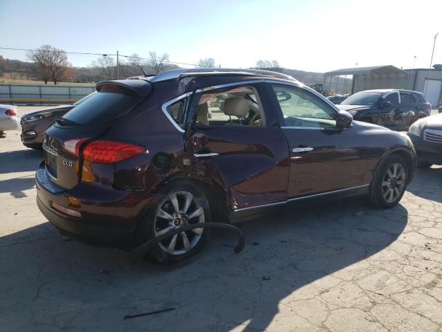 JN1AJ0HRXCM450971 - 2012 INFINITI EX35 BASE Բորդո լուսանկար 3