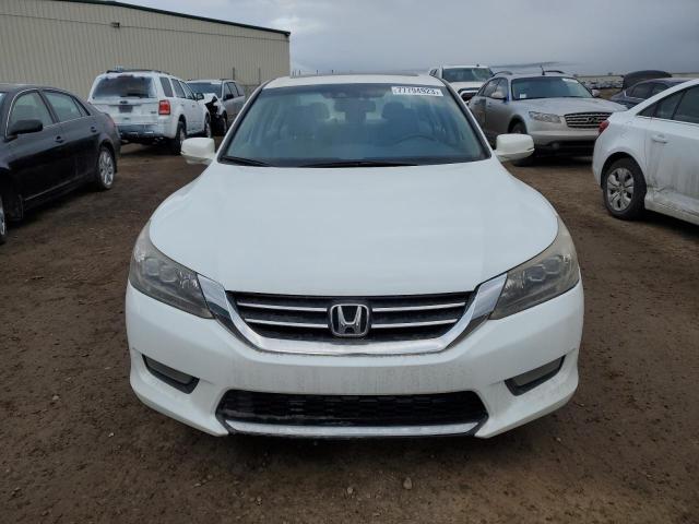 1HGCR2F96EA802608 - 2014 HONDA ACCORD TOURING WHITE photo 5