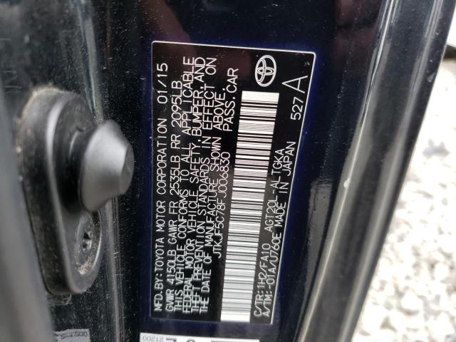 JTKJF5C78FJ006830 - 2015 TOYOTA SCION TC 黑色 照片 12