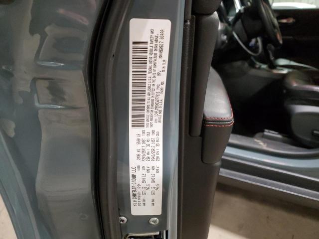 1C4PJMBSXEW277616 - 2014 JEEP CHEROKEE TRAILHAWK TEAL photo 12