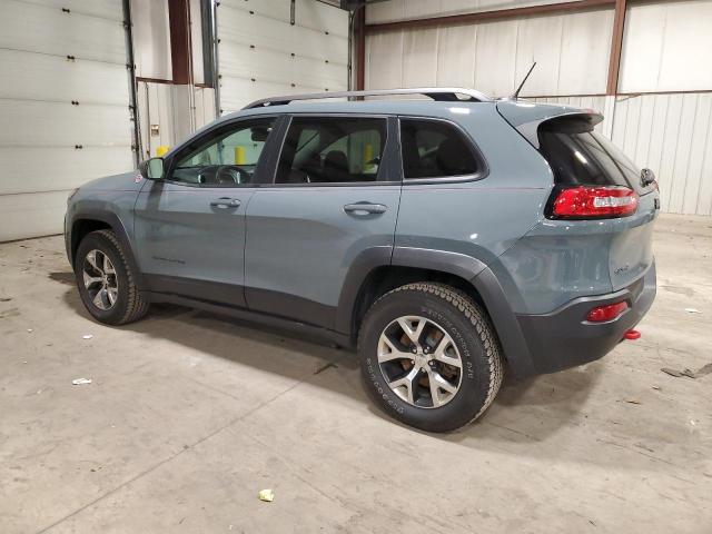 1C4PJMBSXEW277616 - 2014 JEEP CHEROKEE TRAILHAWK TEAL photo 2