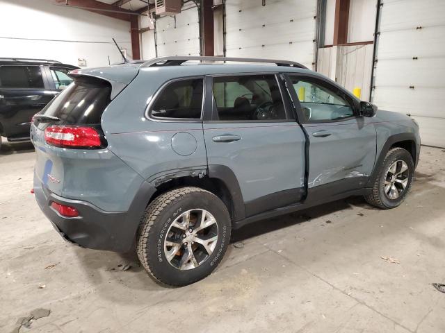 1C4PJMBSXEW277616 - 2014 JEEP CHEROKEE TRAILHAWK TEAL photo 3