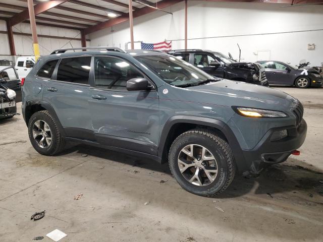 1C4PJMBSXEW277616 - 2014 JEEP CHEROKEE TRAILHAWK TEAL photo 4