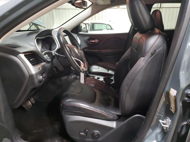 1C4PJMBSXEW277616 - 2014 JEEP CHEROKEE TRAILHAWK TEAL photo 7