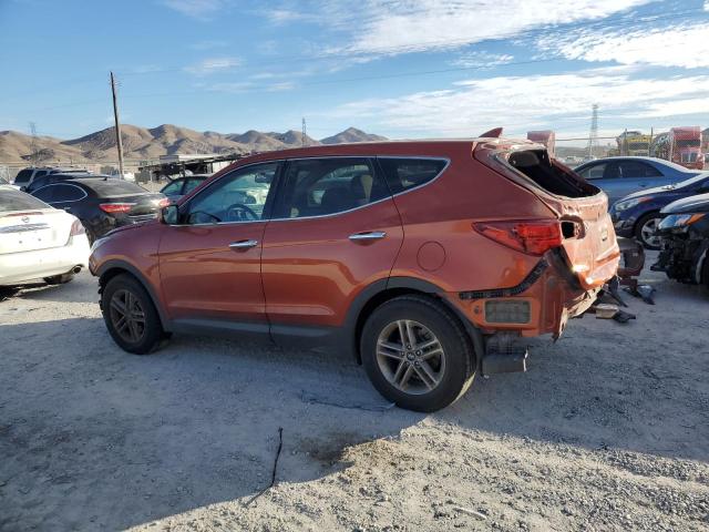 5XYZTDLBXHG498720 - 2017 HYUNDAI SANTA FE S ORANGE photo 2