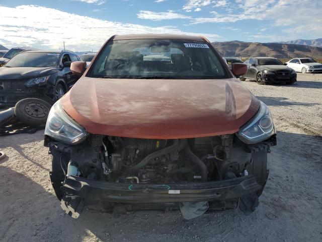 5XYZTDLBXHG498720 - 2017 HYUNDAI SANTA FE S ORANGE photo 5