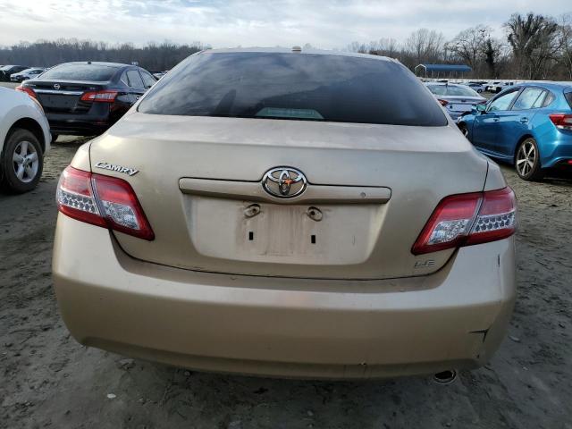 4T1BF3EK3BU668448 - 2011 TOYOTA CAMRY BASE GOLD photo 6