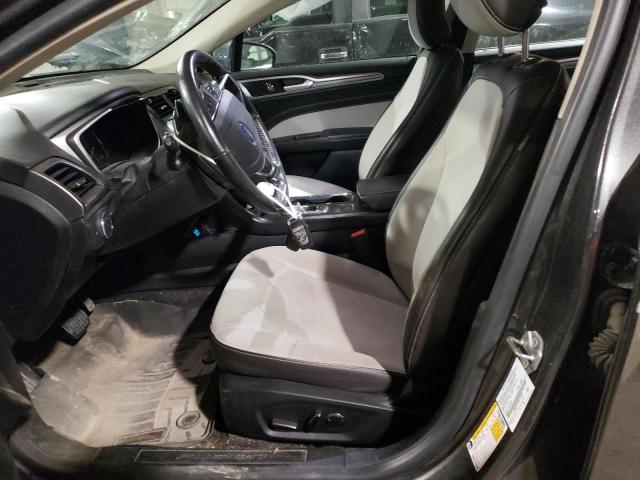 3FA6P0HD8KR164862 - 2019 FORD FUSION SE GRAY photo 7