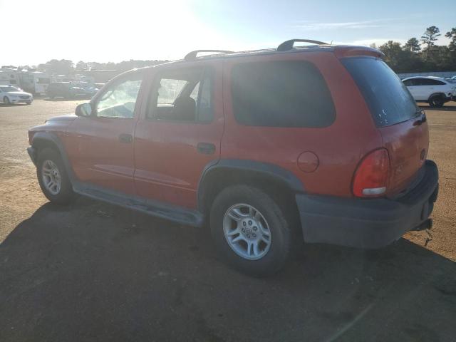 1D4HR38N23F619195 - 2003 DODGE DURANGO SPORT RED photo 2