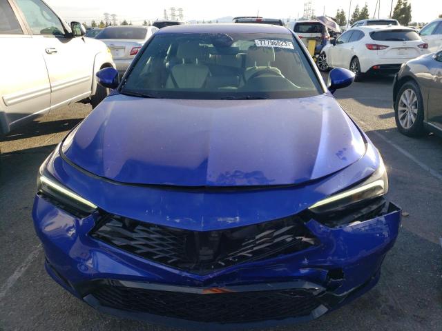 19UDE4H38PA010807 - 2023 ACURA INTEGRA A-SPEC BLUE photo 5