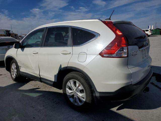 5J6RM4H78EL014541 - 2014 HONDA CR-V EXL WHITE photo 2