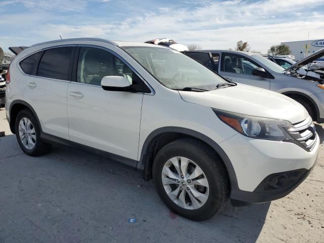 5J6RM4H78EL014541 - 2014 HONDA CR-V EXL WHITE photo 4