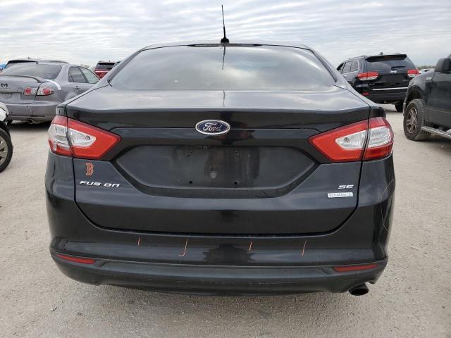 3FA6P0HR7DR378630 - 2013 FORD FUSION SE BLACK photo 6