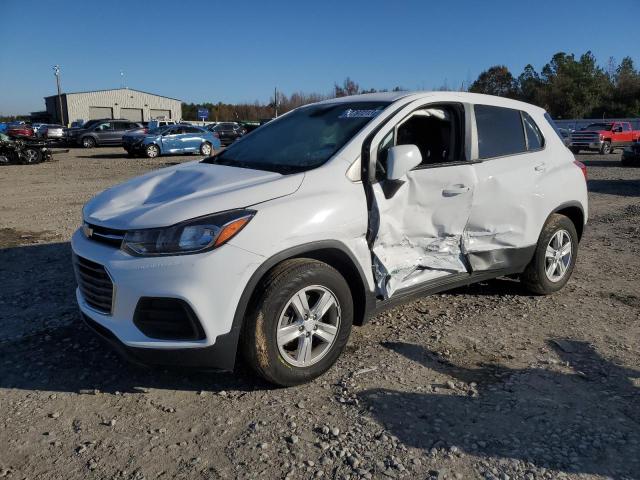 3GNCJKSB9KL366962 - 2019 CHEVROLET TRAX LS WHITE photo 1