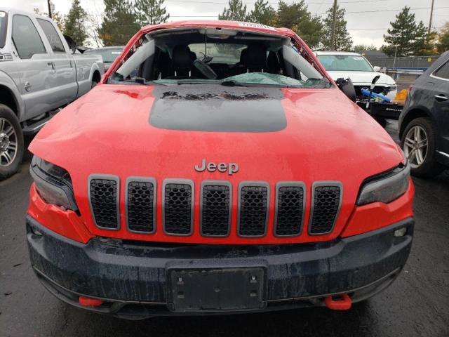 1C4PJMBX4KD310032 - 2019 JEEP CHEROKEE TRAILHAWK წითელი ფოტო 5