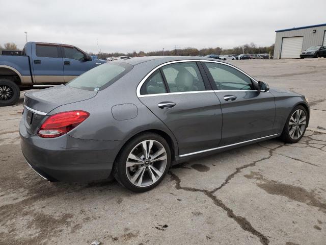 55SWF4JB7JU274782 - 2018 MERCEDES-BENZ C 300 GRAY photo 3