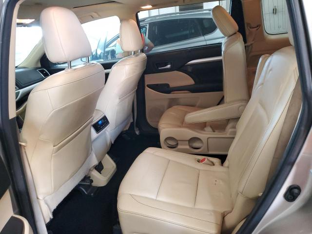 5TDJKRFH6ES037588 - 2014 TOYOTA HIGHLANDER XLE BEIGE photo 11