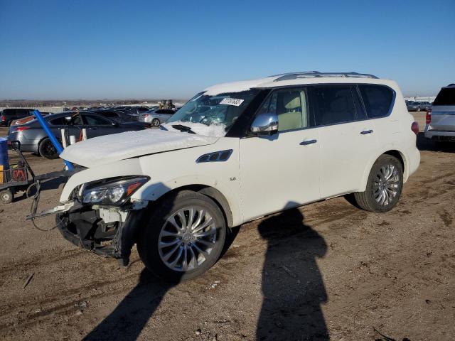 JN8AZ2NE5G9124804 - 2016 INFINITI QX80 WHITE photo 1