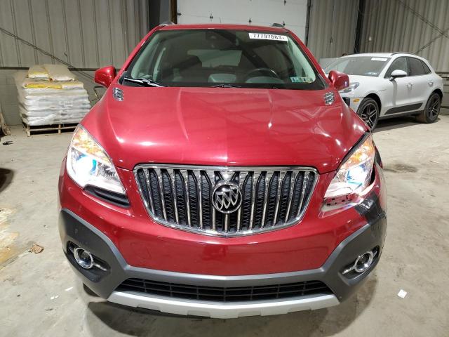 KL4CJHSB4DB080334 - 2013 BUICK ENCORE PREMIUM RED photo 5