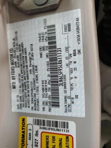 3LN6L5F95LR611131 - 2020 LINCOLN MKZ RESERVE თაფლისფერი ფოტო 13