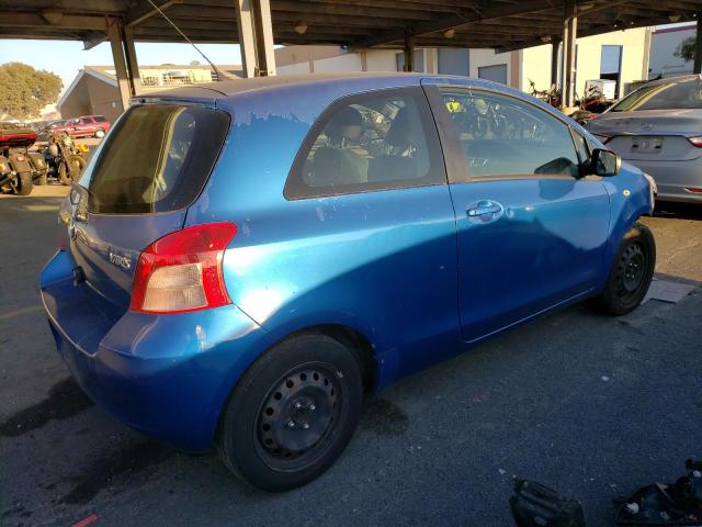 JTDJT923575082120 - 2007 TOYOTA YARIS BLUE photo 3