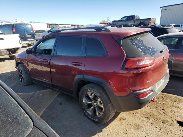 1C4PJMBSXFW785473 - 2015 JEEP CHEROKEE TRAILHAWK ბურგუნდია ფოტო 2