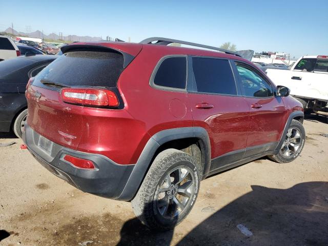 1C4PJMBSXFW785473 - 2015 JEEP CHEROKEE TRAILHAWK ბურგუნდია ფოტო 3