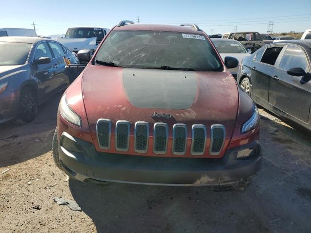 1C4PJMBSXFW785473 - 2015 JEEP CHEROKEE TRAILHAWK ბურგუნდია ფოტო 5