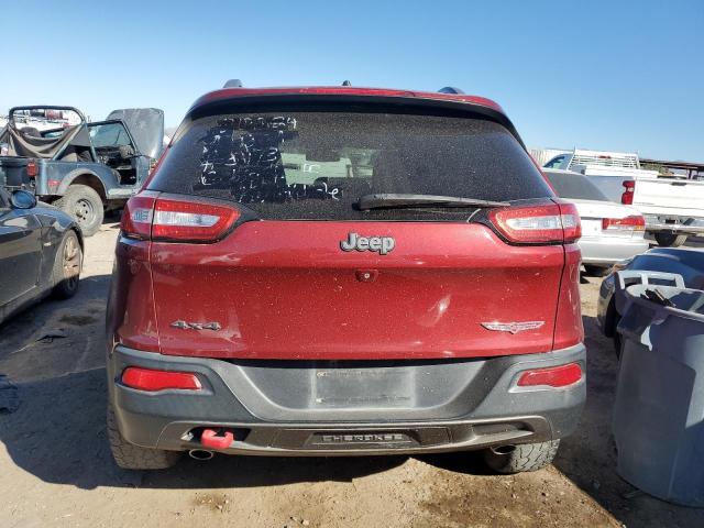 1C4PJMBSXFW785473 - 2015 JEEP CHEROKEE TRAILHAWK ბურგუნდია ფოტო 6